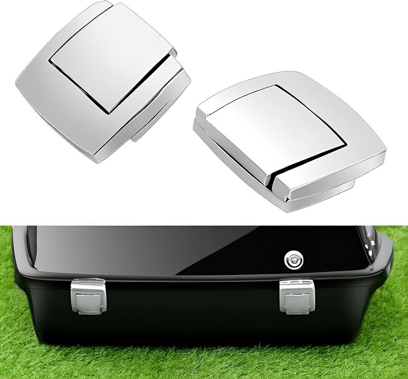 KASIMT Chrome Tour Pack Pak Latches Fits for Harley Touring Street Electra Road Glide Ultra Classic FLHTCU FLHTC Limited FLHTK Anniversary FLHTCUSE8 - Image 4